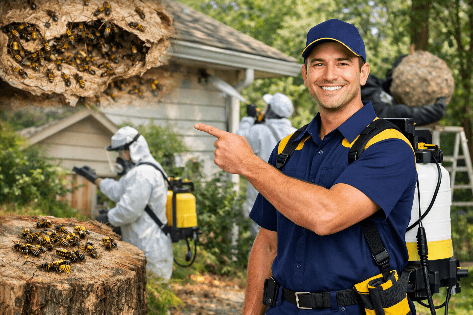 Yellow Jacket Removal & Treatment in NC in North Carolina